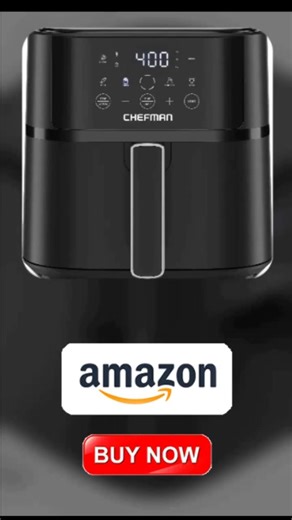 Crispy Food in Minutes! Chefman Air Fryer 6 QT Is a Game Changer! 😍#kitchenhacks #cookinghacks