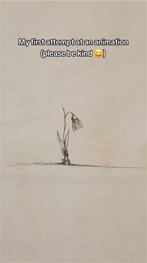 Spring is almost here 🥰#howtodraw #animation #snowdrop #showingmyart