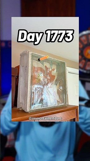 This Nerf Dart Refuses To Fall 👀