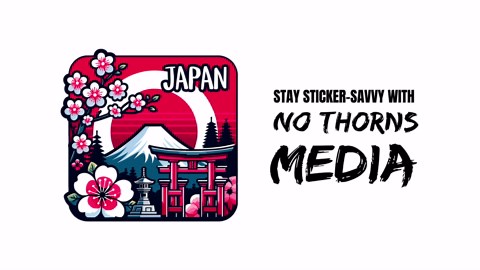 Japan Sticker 4 Inch City Travel Souvenir Destination - Waterproof Vinyl Decal for Laptop Water Bottle Car Tumbler - Durable Aesthetic Long-Lasting Stickers for Adults ID44990