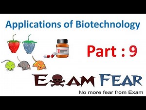 Biology Biotechnology Applications part 9 (Molecular Diagnosis : PCR test) class 12 XII