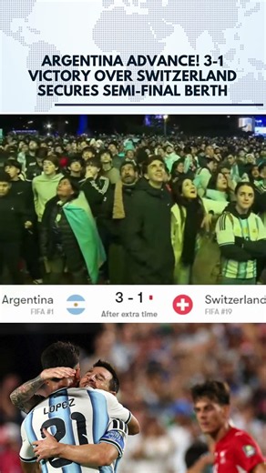 WATCH: Argentina Beat Switzerland 3-1 to Reach FIFA World Cup 2026 Semi-Finals | Messi | N18G