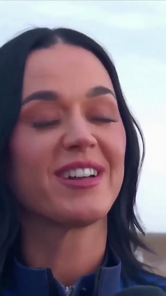 Katy Perry kisses space in Blue Origin launch