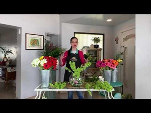 Arreglo floral con gerberas en pecera