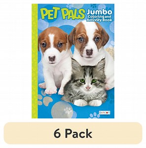 (6 pack) Bendon Pet Pals Jumbo Coloring Book, 64 Pages