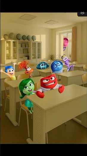 When Disgust and Anger Sit Together in Class 😭😂🔥 #anger #disgust #insideout2