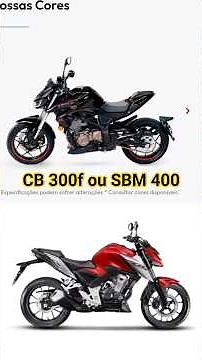 SBM 400s vs CB 300F 2026 🔥 Qual você teria na garagem?#shorts