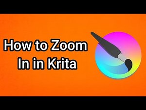 How to Zoom In in Krita