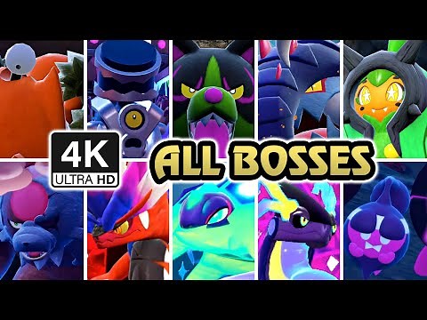 Pokémon Scarlet & Violet (Switch 2) All Bosses ⸱ DLC Included (4K60FPS)