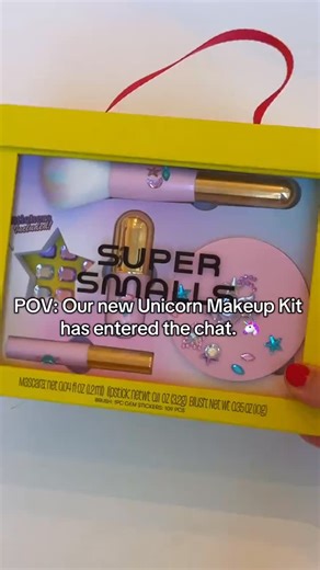 Super Smalls on Instagram: "The gift they’ll rip open first. 🎁✨ Our new Unicorn Makeup Play Kit is sparkly, creative and made for play! 🦄"