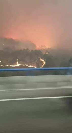 La tristeza de ver tu tierra reducida a cenizas, no podemos explicar con palabras lo que hoy hemos sentido y lo que nuestros paisanos están pasando, esto es un infierno en la tierra. Sólo desear que esta pesadilla termine pronto. #salvandoasturias #asturias #infierno #hogares #animales #plantas #bosques #incendio