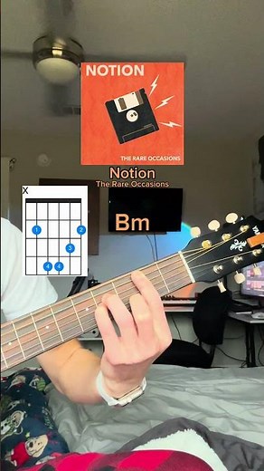 Notion ~ The Rare Occasions (Guitar Tutorial) #indie #notion #tutorial #guitar