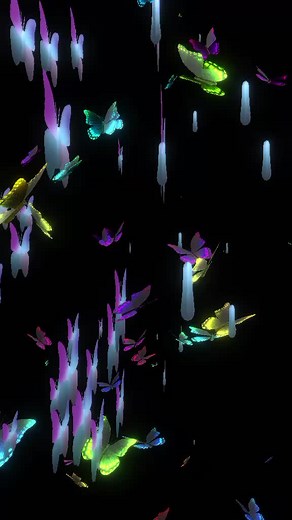 Stunning Animated Butterflies in Vibrant Colors