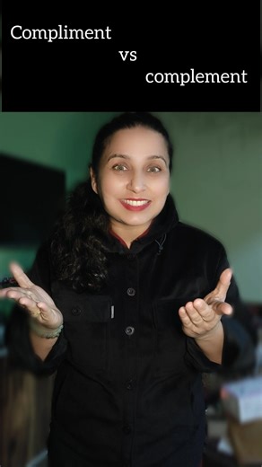 compliment vs complement #shortsvideo #learnenglish