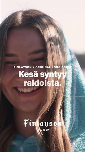 Kesä syntyy raidoista | Finlayson x Original Long Drink