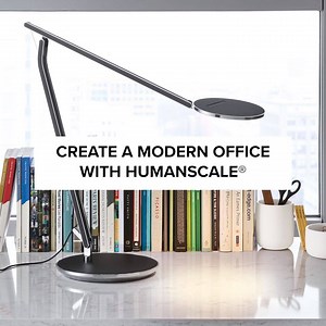 Create a modern office with Humanscale. Their unwavering focus on ergonomics encourages a healthier, more comfortable workspace. Shop all #humanscale products with the link below. https://bit.ly/2Itp0w3 | Room & Board | Facebook