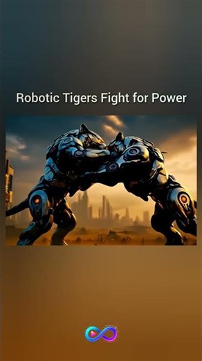 Two Robotic Tigers Fight for Power | Clash of Robotic Tigers 🐅⚡🐅 | Jhatka⚡Jolt
