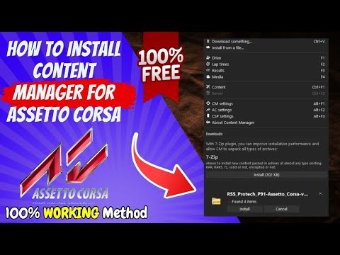 How to Install Content Manager For Assetto Corsa 2025