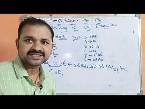 Removal of Unit Productions|| Simplification of CFG || TOC || Theory of Computation