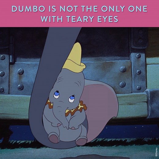 We are not crying, you’re crying. 😭 💙 (🎞️: #Dumbo) | Disney India