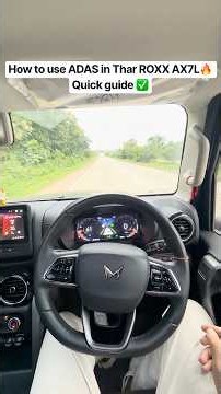 Mahindra Thar ROXX AX7L ADAS | How to Enable & Use ADAS | Anurag Imley