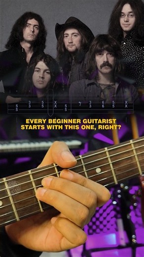 Deep Purple - Smoke On The Water (Guitar Lessons) Easy For Beginners