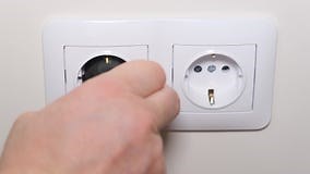 Turning Off Electrical Appliances from the Electrical Outlet in the House. Stock Footage - Video of comfort, line: 266389924