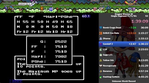 DW3 speedruns (Braggin' about Combs)