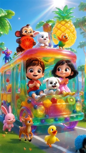 The Wheels On The Bus - A Fun Kids Video