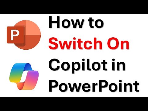 How to Switch ON Copilot in Microsoft PowerPoint