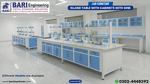 Lab Furniture | Laboratory Furniture | Lab Work Table | Laboratory Work Table | Lab Steel Furniture | Laboratory Steel Furniture | Island Table | Island Table With Sink | Island Table With Sink With Cabinets | Lab Suspended Cabinet | Laboratory Suspended Cabinet | Steel Cabinet | Cabinet | Work Table | Steel Table | Computer Table | Lab Table Bari Engineering | Bari Industries | Steel Furniture Manufacturer | Lab Furniture Manufacturer | Laboratory Furniture Manufacturer | Island Table Manufactu