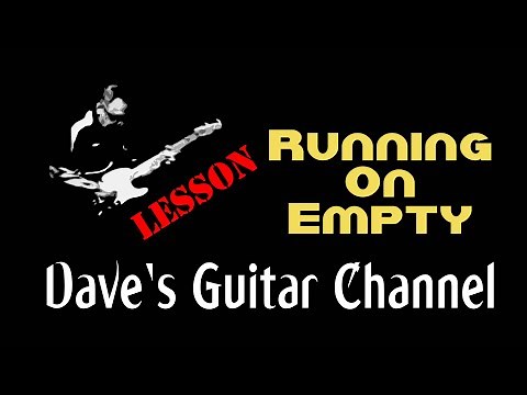 LESSON - Running On Empty by Jackson Browne