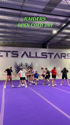 1.2K views | Raiders - Open Coed Level 3 Non-Tumble  #bulletsallstars #thebunker #ba #cheerleading #aussiecheer #allstarcheer #stunting #cheer #tumbling | Bullets Allstar Cheerleading | Facebook