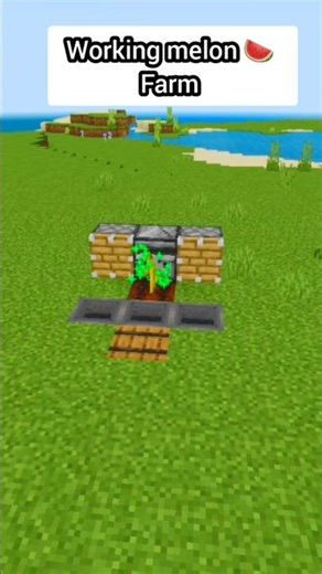 Minecraft watermelon farm #Minecraft #TikTok hack #short