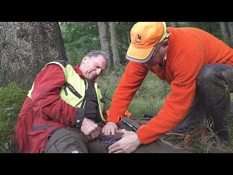 Erste Hilfe auf der Jagd - Stark blutende Wunden
