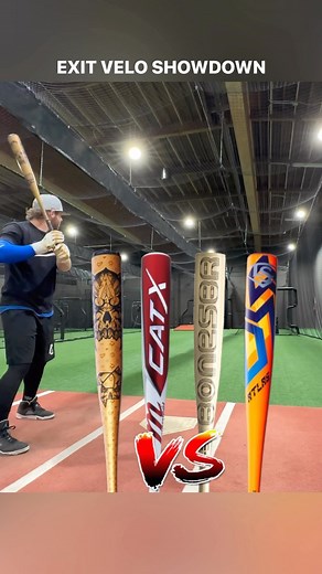 The Baseball Bat Bros on Instagram: "A speed run of our final BBCOR exit velo showdown for 2022! DeMarini Voodoo One: FIRE🔥… but the Voodoo is known for its durability issues, and the sweet spot is kind of small. Definitely a more forgiving barrel on the Atlas and CatX. Marucci CatX: probably the least “pop” out of these 4 bats, but this is the single easiest bat to swing/control in all of BBCOR. And even though the CatX technically lost this exit velo showdown, it is still gonna be hotter than