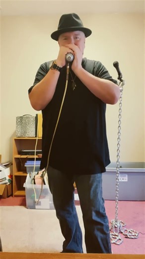 Vintage Astatic Mic Harmonica Jam