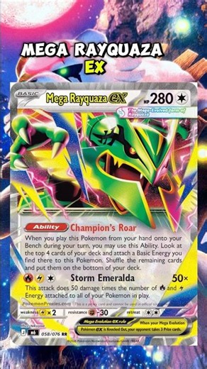 Mega Rayquaza ex Decklist | Storm Emeralda | Delta Reign | Pokemon TCG
