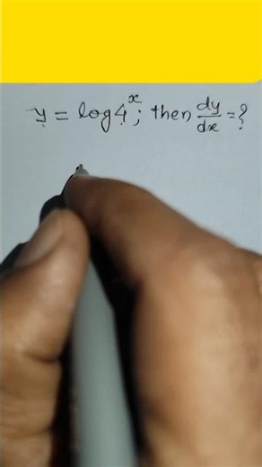 Differentiation of Exponential and logarithmic function||