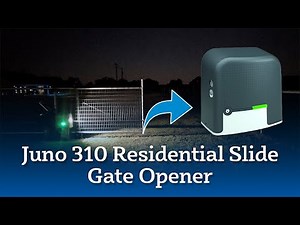 Nice Apollo Juno 310 Residential Slide Gate Opener Demo: Smooth, Reliable Gate Automation