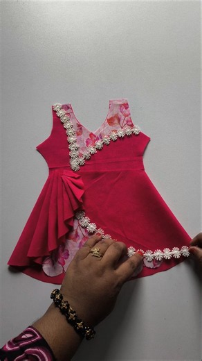 Elegant and Gorgeous Frock Design for Special Occasions ✨ #frock #sewing #trending #babydress