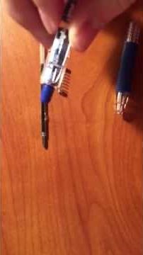 Expert Disassembles Ball-Point Pen