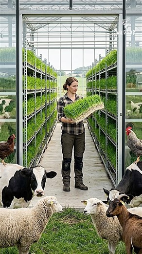 How Farmers Grow Barley Fodder for Animals