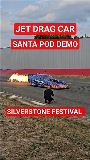 *JET BLAST* Santa Pod Drag Racing Demo Car Silverstone Festival