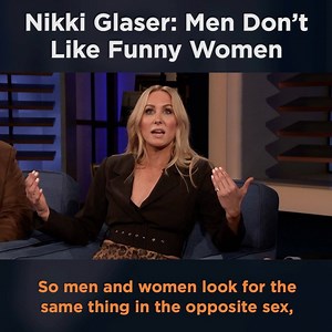 4.2M views · 7.3K reactions | Nikki Glaser has scientific proof that men don't like funny women. #CONAN | Team Coco | Facebook