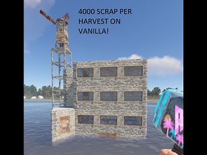 ⭐Best Rust Hemp Base Build and Tips!⭐ 3x6 (THREE STORY) 4000 SCRAP PER HARVEST ON VANILLA!