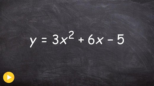 Solving a quadratic equation by completing the square