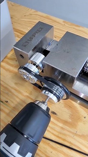 CNC 선반 타이밍 벨트 풀리 가공 드림솔루션 벨트 풀리 허브, 벨트 풀리 휠과 조립해서 활용하기. 동영상에 CNC프로그램 포함.