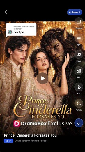 Replying to @itsmerhodes Prince, Cinderella Forsakes You Part 24 #prince #drama #shorts #cinderella #reel