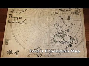 17th Century Explorer Luke Foxe’s Failed Arctic Ocean Expedition Map